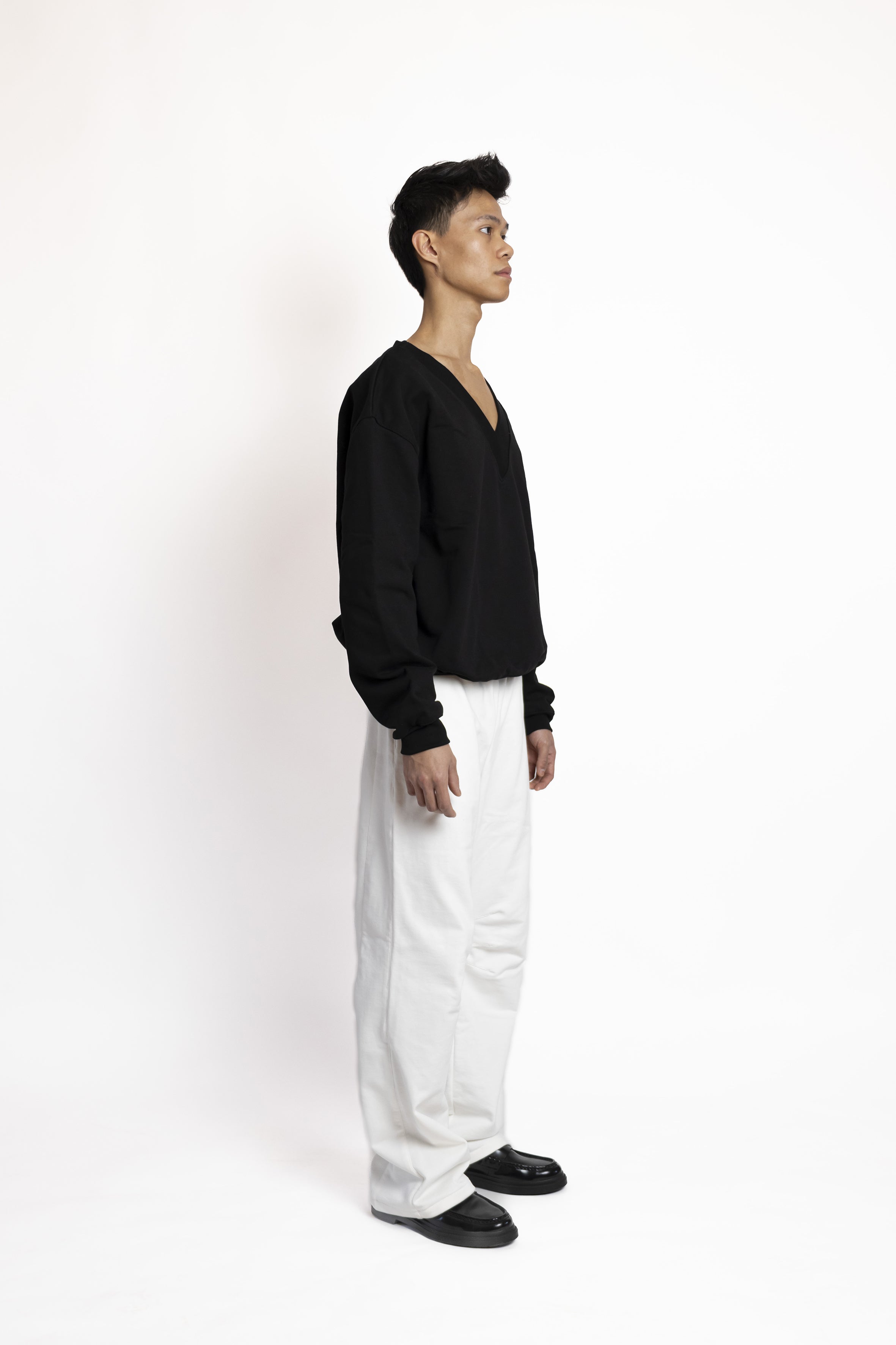 Baggy After Pants White