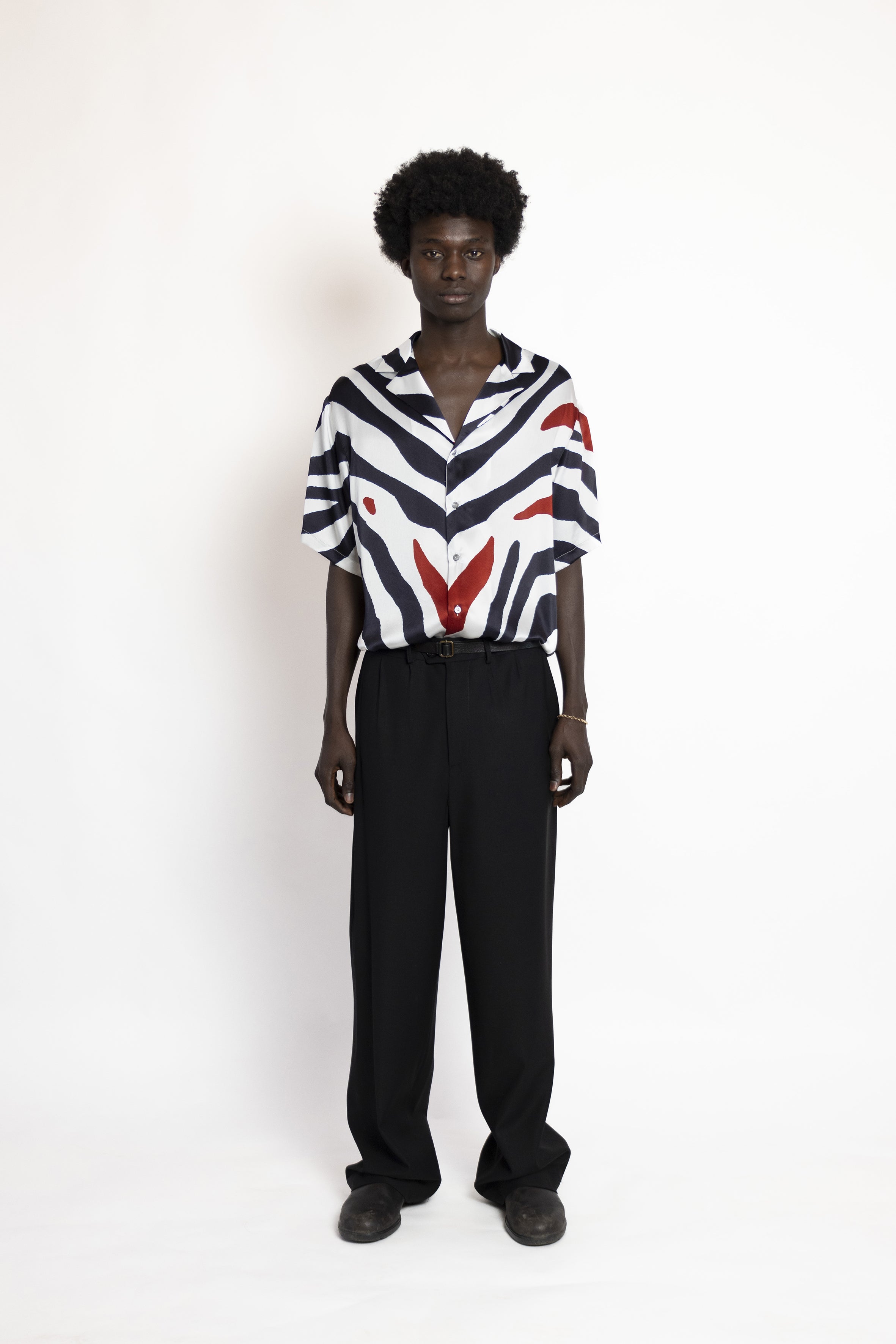 Bowling Shirt Zebra