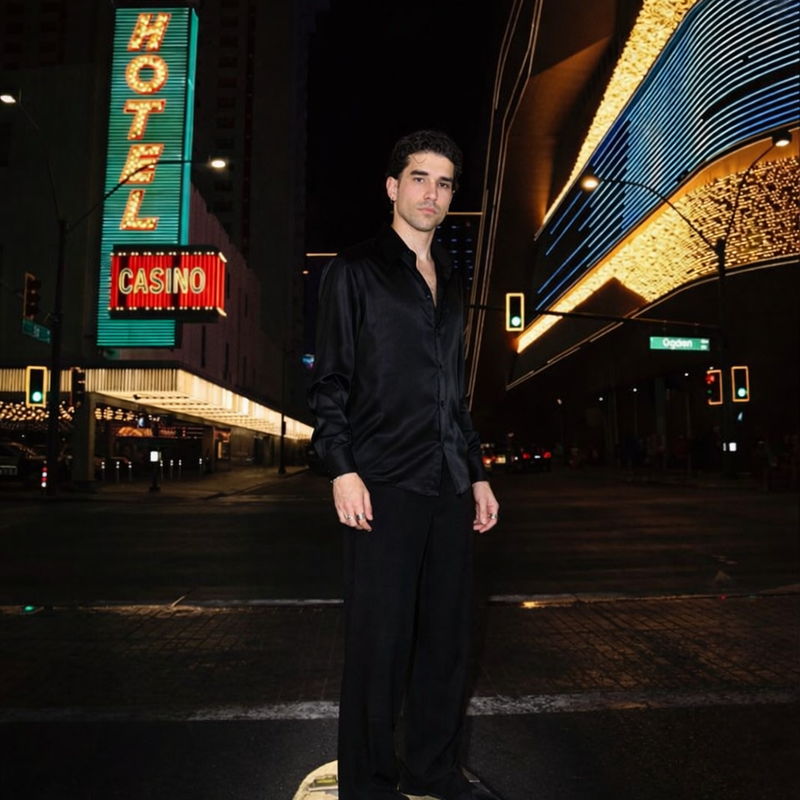 Silk Shirt Black