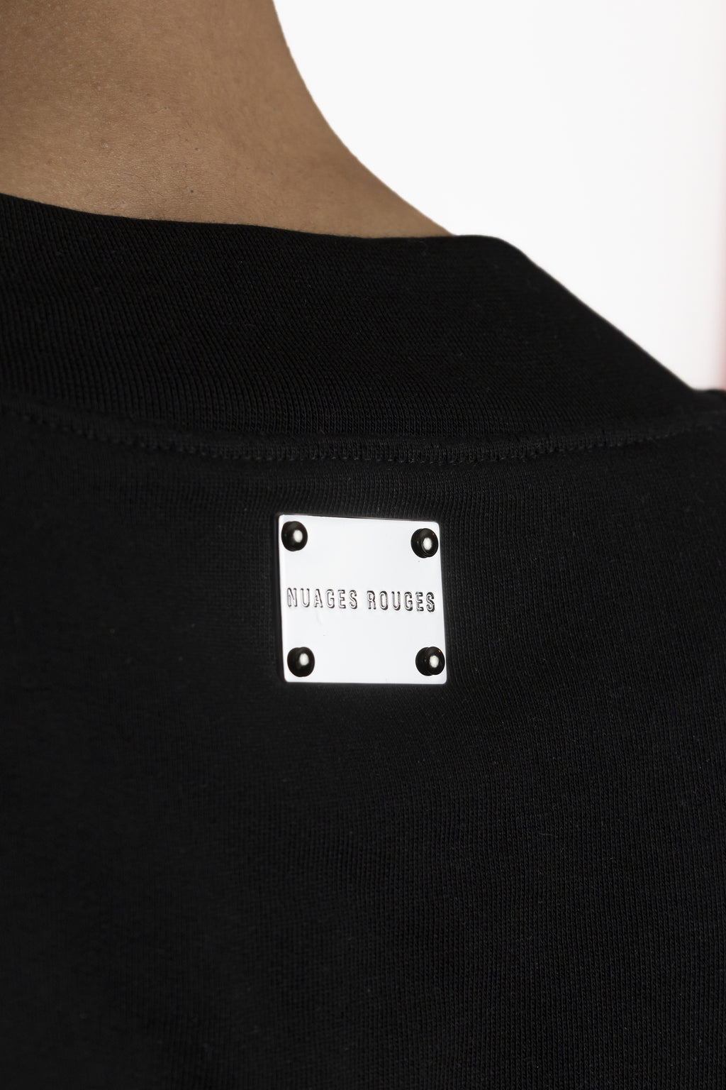 V Neck Sweatshirt Black